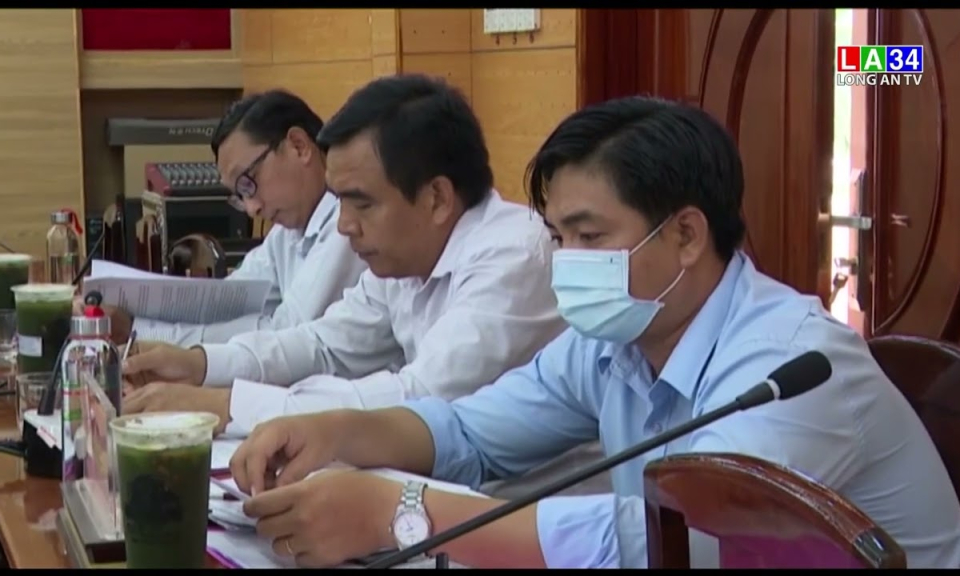 Phó Bí thư Thường trực Tỉnh ủy Nguyễn Thanh Hải có buổi làm việc tại huyện Thạnh Hóa