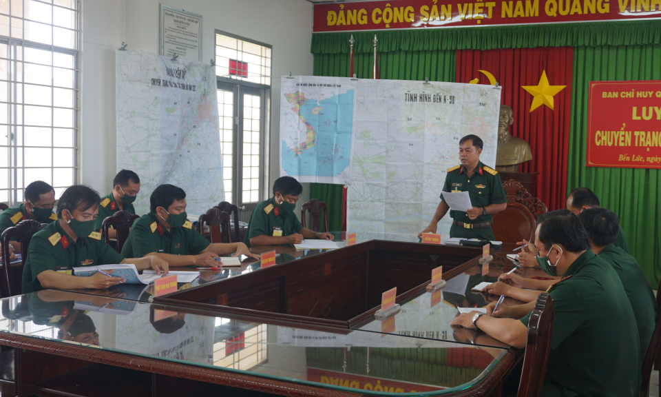 Ban CHQS huyện Bến Lức nâng cao chất lượng huấn luyện năm 2022