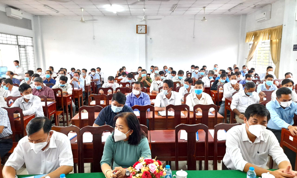 Tân Thạnh tập huấn trưởng, phó ấp, khu phố