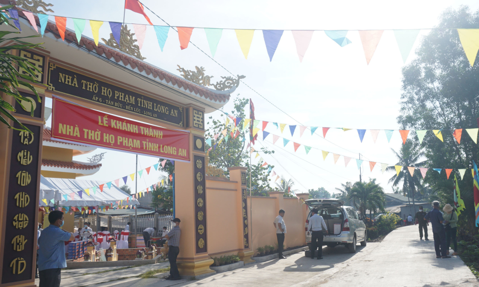 Khánh thành nhà thờ Họ Phạm tại Long An