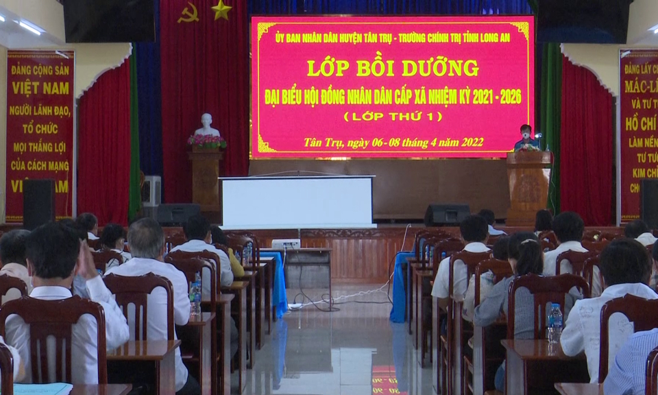 Tân Trụ bồi dưỡng Đại biểu HĐND cấp xã nhiệm kỳ 2021-2026