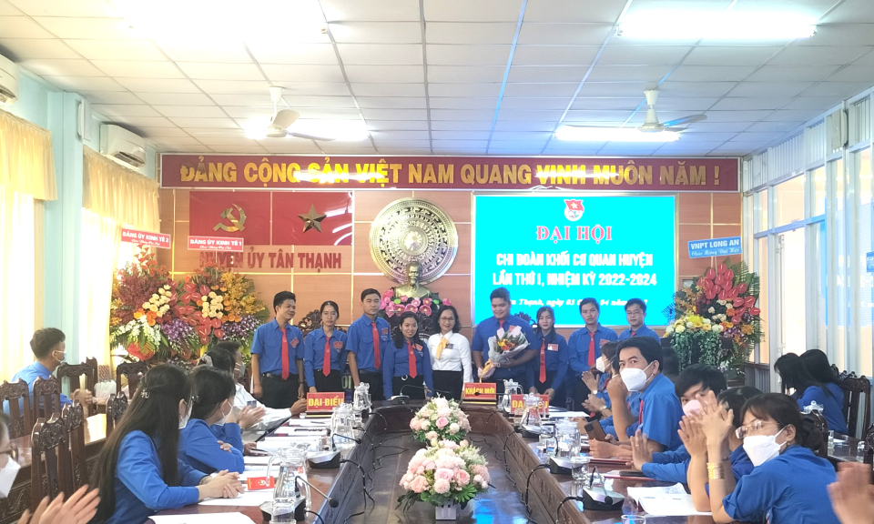 Tân Thạnh: Đại hội Chi đoàn TNCS Hồ Chí Minh khối cơ quan huyện nhiệm kỳ 2022-2024