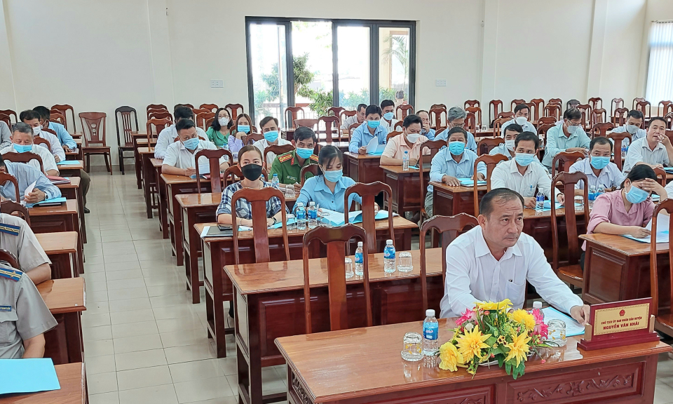 Huyện Châu Thành triển khai đợt cao điểm thi hành án dân sự năm 2022