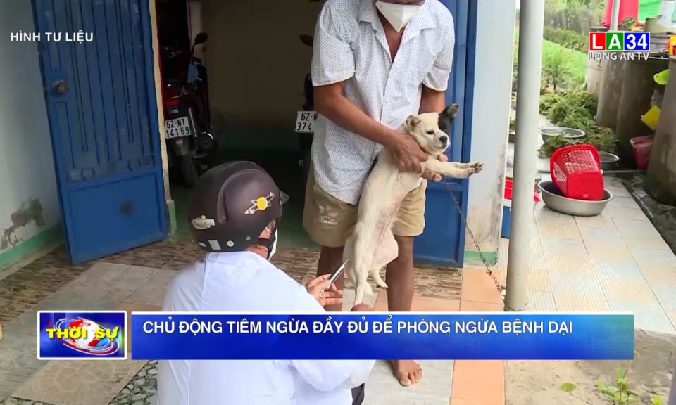 Chủ động tiêm ngừa đầy đủ để phòng ngừa bệnh dại