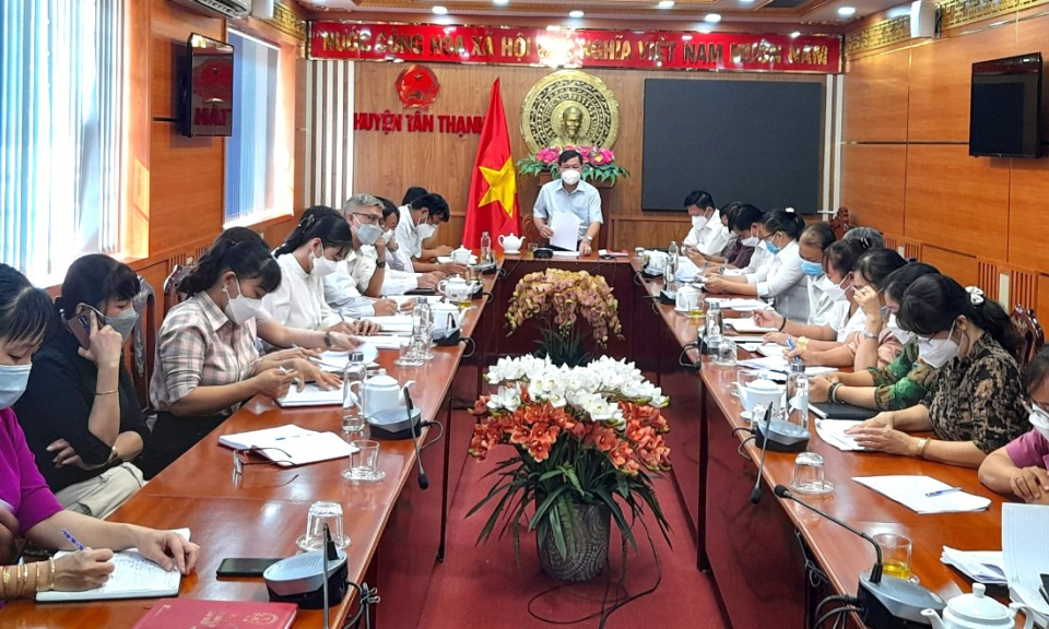 Tân Thạnh triển khai kế hoạch tuyển sinh vào lớp 10 năm học 2022-2023