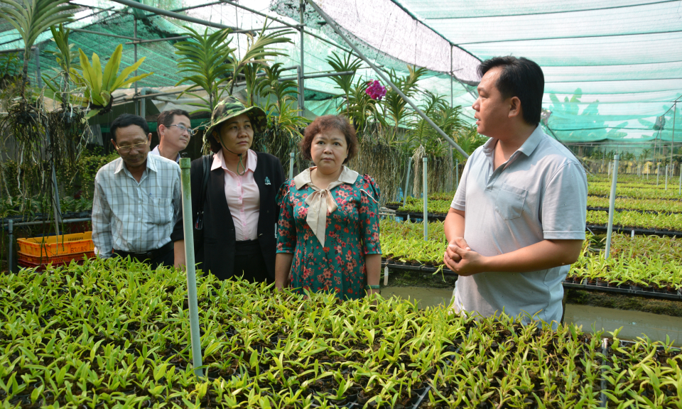 Cần Giuộc: Ban Dân vận Tỉnh ủy khảo sát các mô hình “ Dân vận khéo” năm 2022