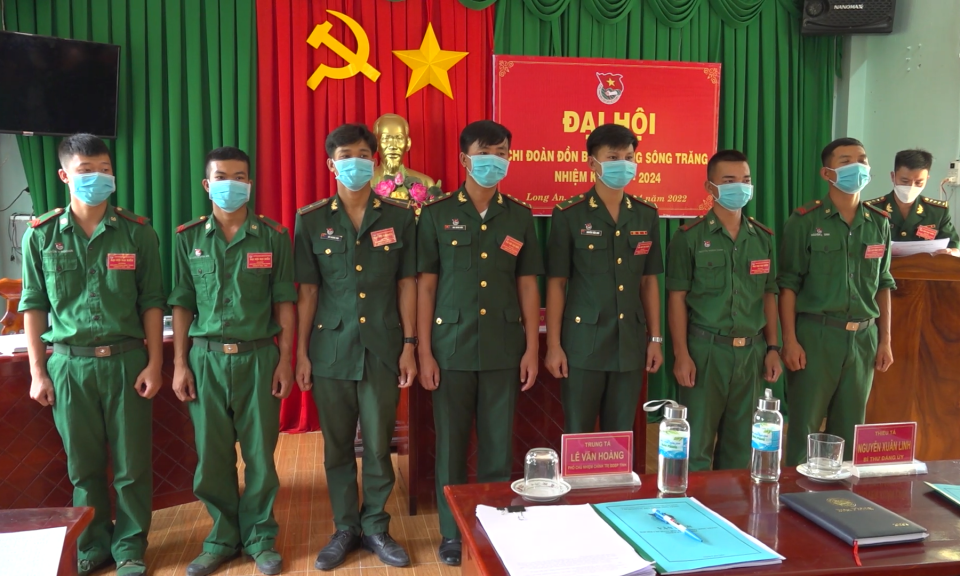 Tân Hưng: Đại hội Chi đoàn Đồn biên phòng Sông Trăng, nhiệm kỳ 2022 – 2024