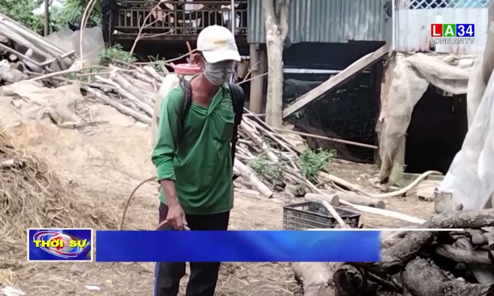 Triển khai tháng tổng vệ sinh, khử trùng, tiêu độc môi trường trên địa bàn tỉnh Long An