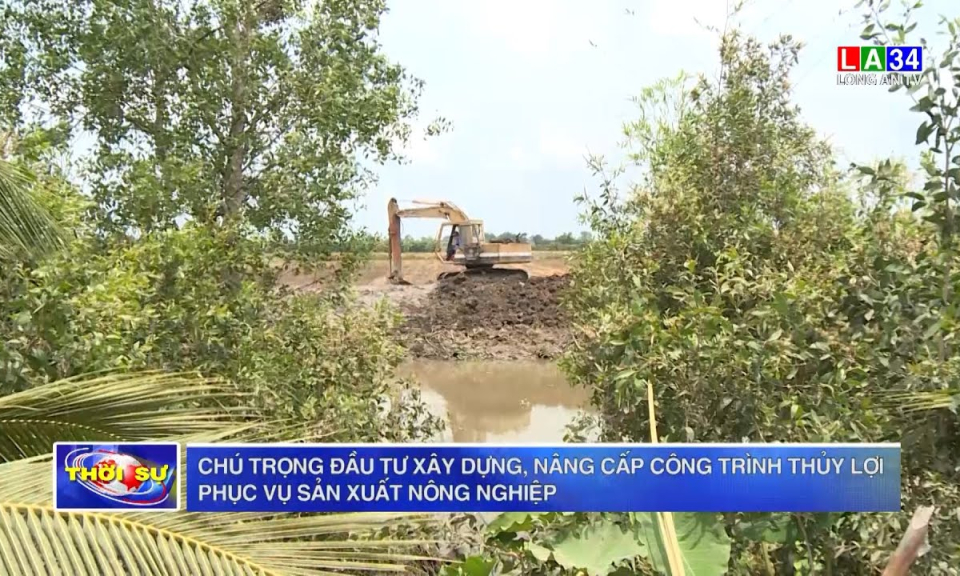 Chú trọng đầu tư xây dựng, nâng cấp công trình thủy lợi phục vụ sản xuất nông nghiệp