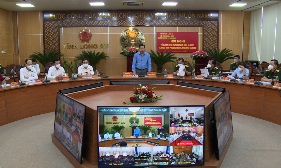 Long An tổng kết công tác Giáo dục Quốc phòng và An ninh năm 2021