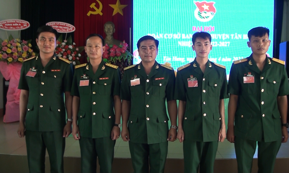 Đại hội Đoàn cơ sở Ban CHQS huyện Tân Hưng, nhiệm kỳ 2022 – 2027