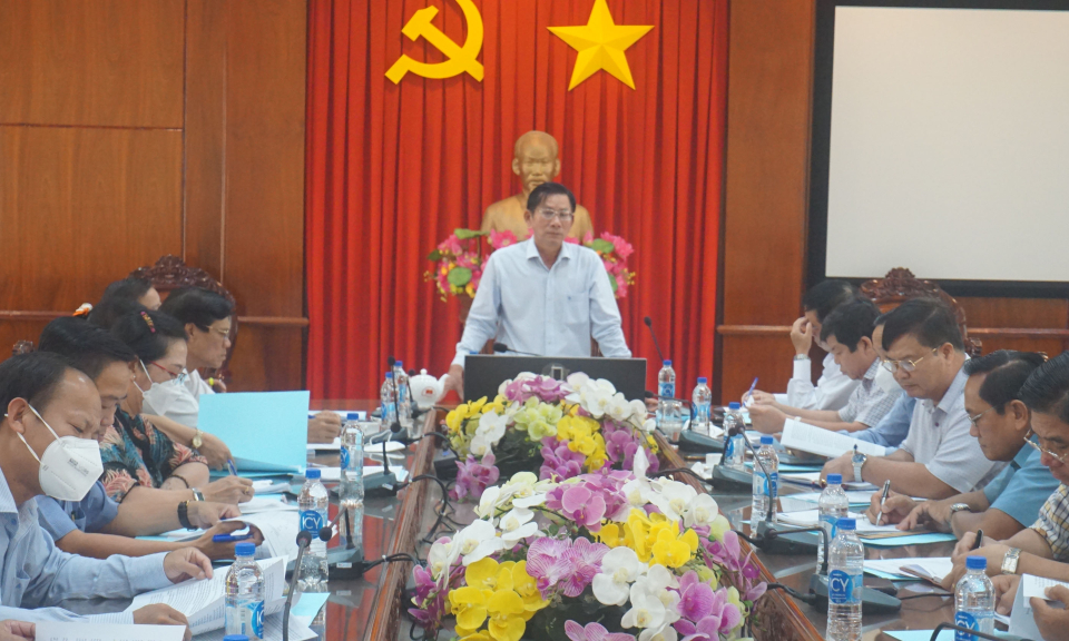 Ban Thường vụ Tỉnh uỷ kiểm tra công tác lãnh đạo, chỉ đạo phòng, chống tham nhũng, tiêu cực tại huyện Bến Lức