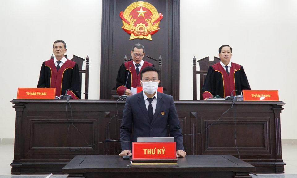 Long An mở 4 phiên tòa xét xử theo hình thức trực tuyến