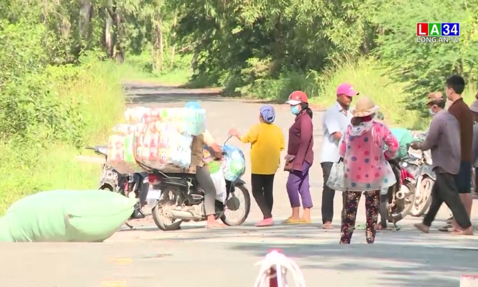 Long An: các cửa khẩu, lối mở được hoạt động trở lại