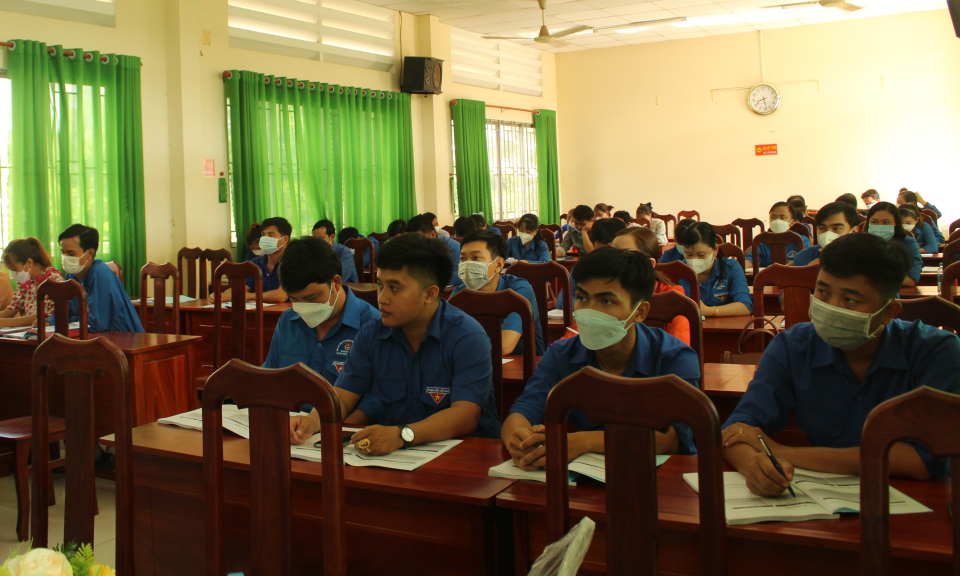 Đức Huệ tập huấn kỹ năng, nghiệp vụ công tác Đoàn, Hội năm 2022