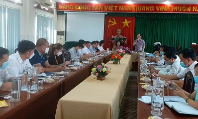 Đoàn công tác của Cục Xuất nhập khẩu - Bộ Công thương làm việc tại Long An
