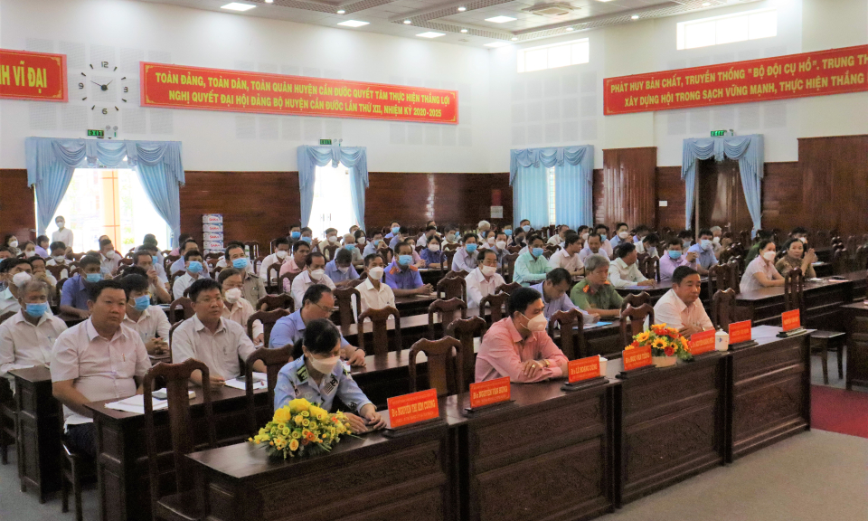 Cần Đước tổ chức hội nghị cán bộ thông tin thời sự quý II năm 2022