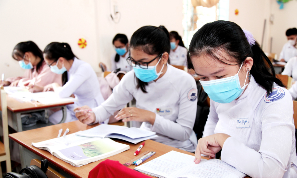 Cần Đước tập trung ôn thi cho học sinh cuối cấp