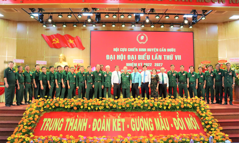 Cần Đước Đại hội đại biểu Hội CCB huyện lần thứ 7, nhiệm kỳ 2022-2027