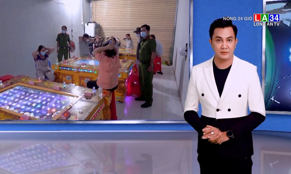Thu giữ hơn nửa tỷ đồng tại tụ điểm game bắn cá ở Tiền Giang