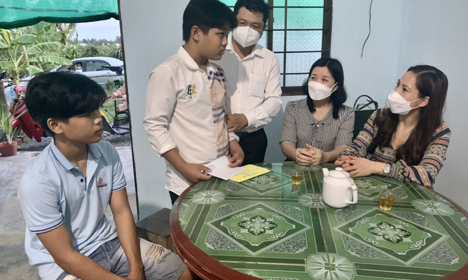 Quỹ Bảo trợ trẻ em Việt Nam hỗ trợ trẻ em khó khăn trên địa bàn huyện Châu Thành