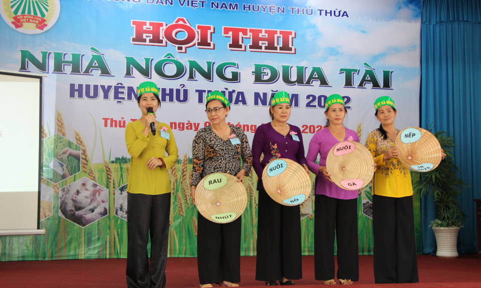 Thủ Thừa tổ chức thành công hội thi nhà nông đua tài