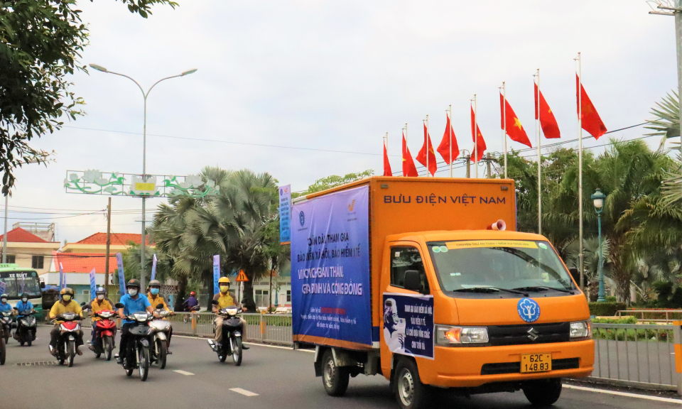 Cần Đước hưởng ứng tháng vận động Bảo hiểm Xã hội toàn dân năm 2022