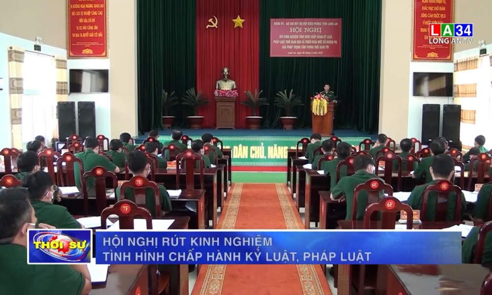 Hội nghị rút kinh nghiệm tình hình chấp hành kỷ luật, pháp luật