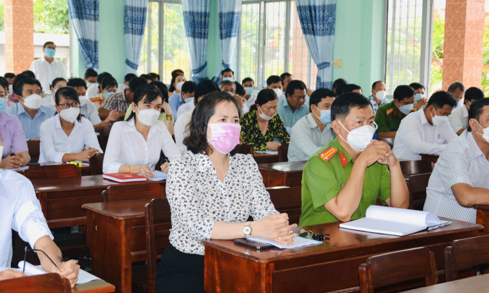 Cần Giuộc khai giảng lớp bồi dưỡng cấp ủy cơ sở năm 2022