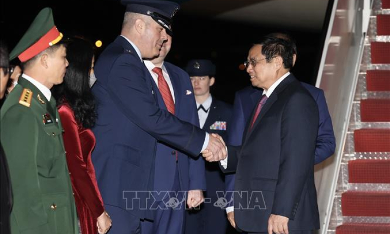 Thủ tướng tới Washington dự Hội nghị Cấp cao Đặc biệt ASEAN – Hoa Kỳ