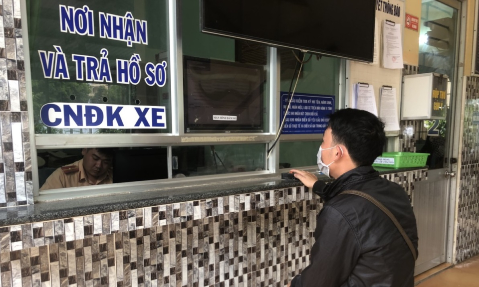 Thông báo công khai các điểm đăng ký xe ô tô, xe mô tô trên địa bàn tỉnh Long An