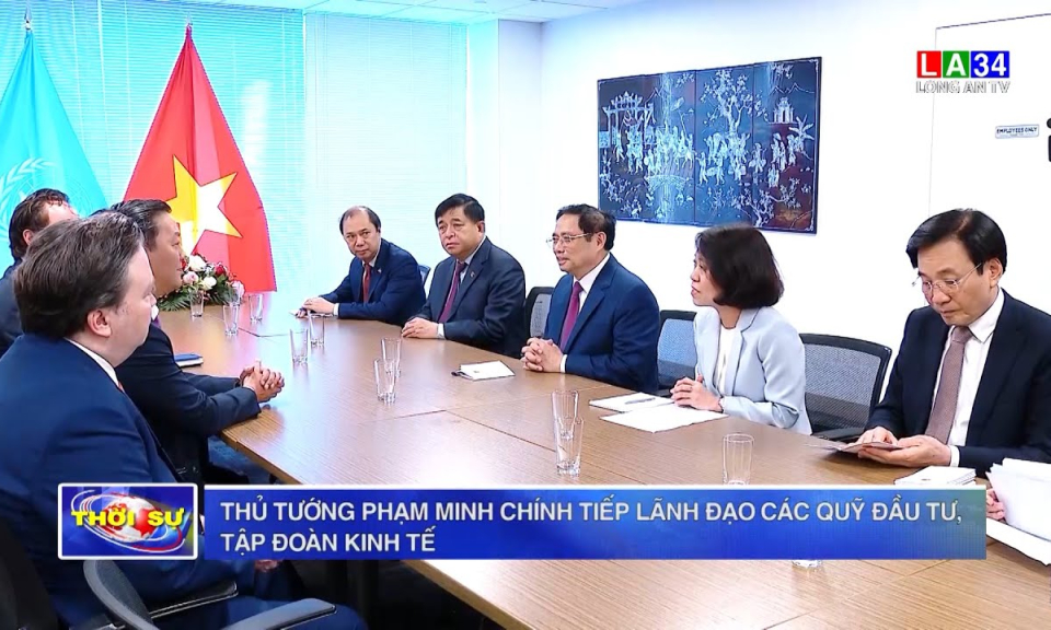 Thủ tướng Phạm Minh Chính tiếp lãnh đạo các quỹ đầu tư, tập đoàn kinh tế