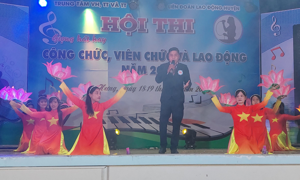 Tân Hưng: Tổ chức Hội thi “Tiếng hát Công nhân viên chức, lao động” năm 2022