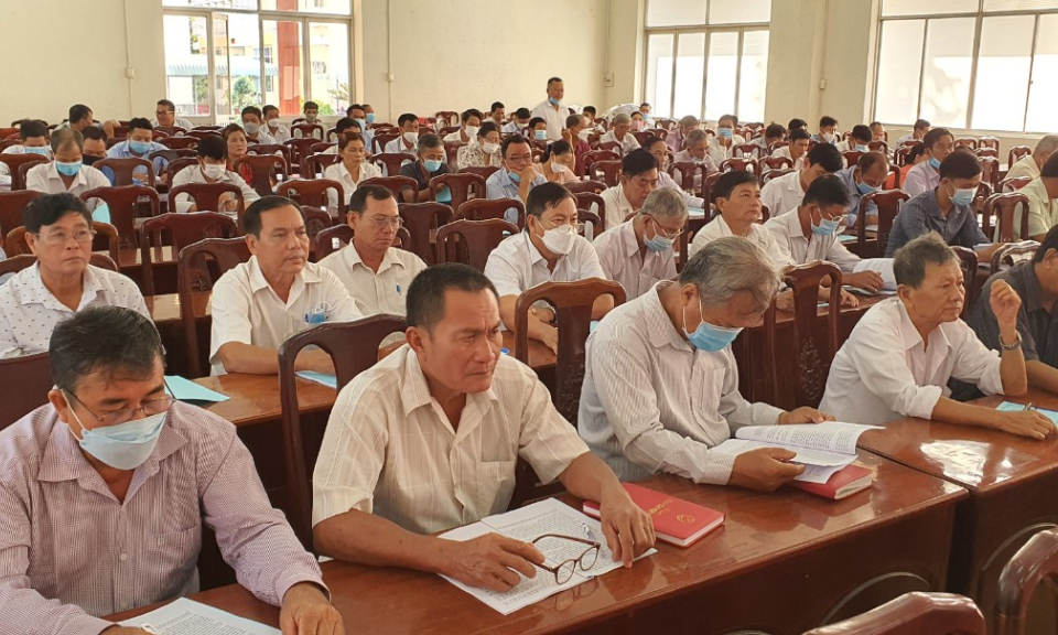 Tân Thạnh tập huấn nghiệp vụ hòa giài ở cơ sơ năm 2022