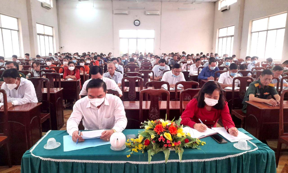 Tân Thạnh quán triệt chuyên đề học tập và làm theo tư tưởng, đạo đức, phong cách Hồ Chí Minh