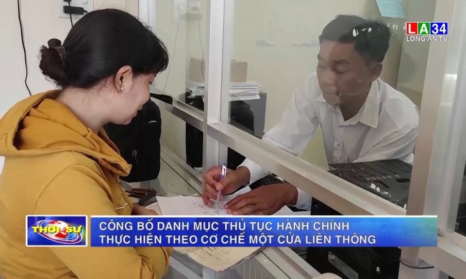 Công bố danh mục thủ tục hành chính thực hiện theo cơ chế một cửa liên thông năm 2022
