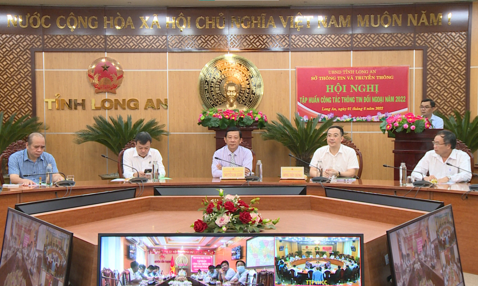 Hội nghị trực tuyến tập huấn về công tác thông tin đối ngoại