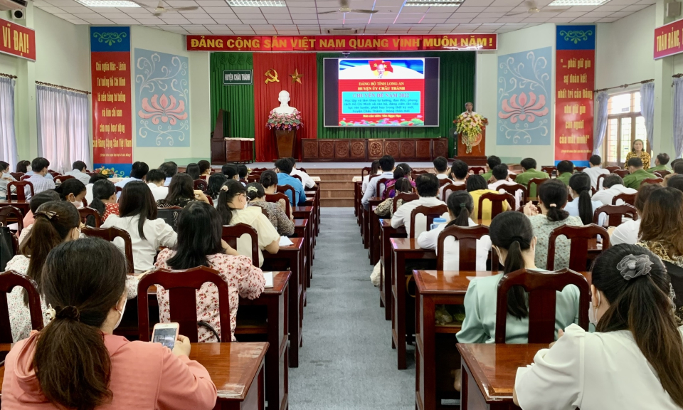 Châu Thành quán triệt chuyên đề Học tập và làm theo tư tưởng đạo đức, phong cách Hồ Chí Minh năm 2022