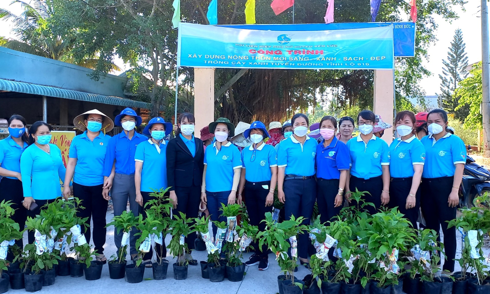 Bến Lức trồng cây hưởng ứng Ngày Môi trường thế giới