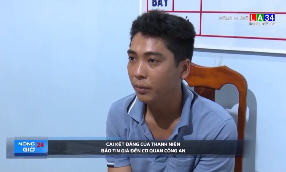 Nam thanh niên mang xe của cha đi cầm lấy tiền nhậu, báo tin giả bị cướp