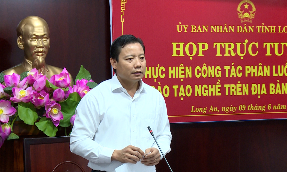 Hội nghị về công tác phân luồng học sinh và đào tạo nghề trên địa bàn tỉnh