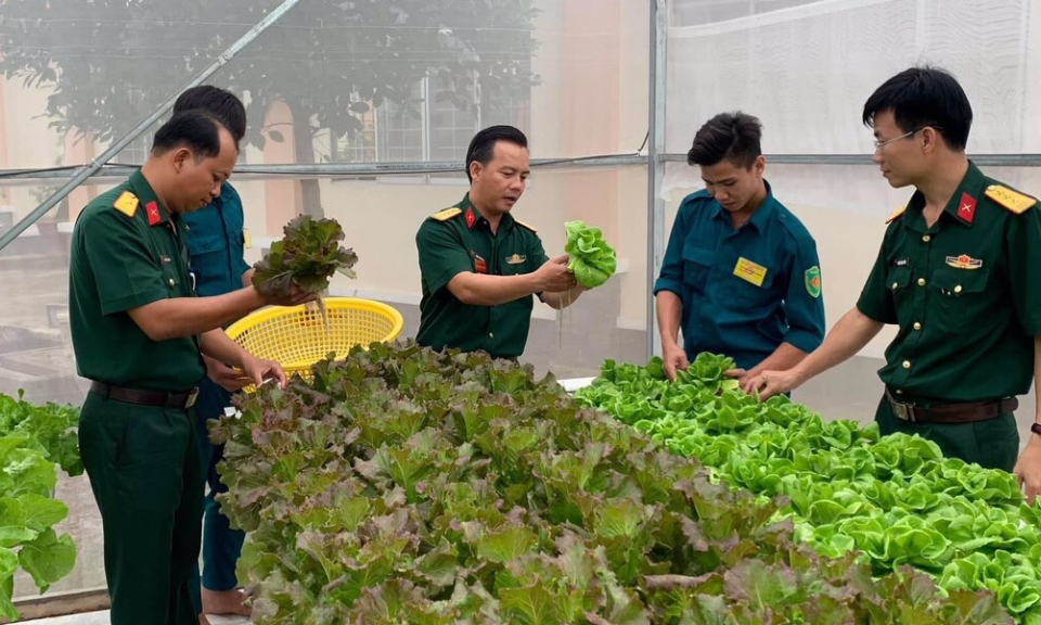Đảng ủy quân sự huyện Bến Lức tổng kết 10 năm thực hiện nghị quyết 623 và 513 về lãnh đạo công tác hậu cần, tài chính Quân đội