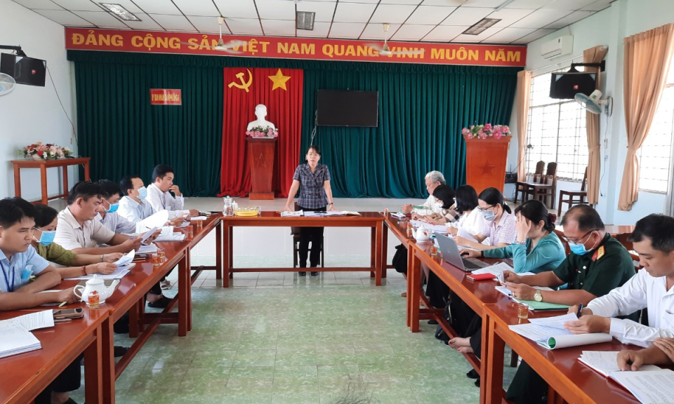 Phó Bí thư thành ủy Tân An kiểm tra việc thực hiện các kết luận và Nghị Quyết 35-NQ/TW của Bộ Chính Trị tại phường 6