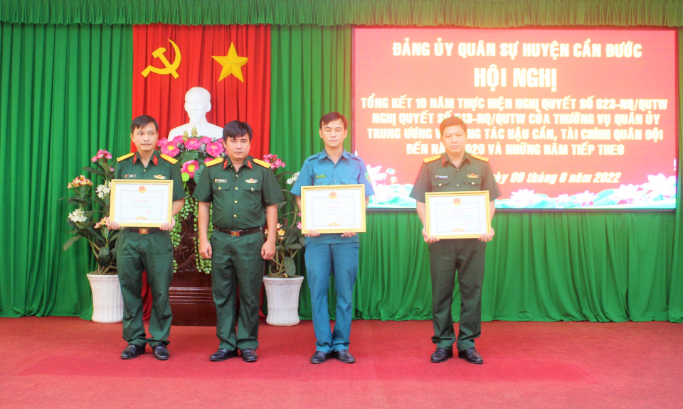 Cần Đước tổng kết 10 năm thực hiện Nghị quyết 623 và 513
