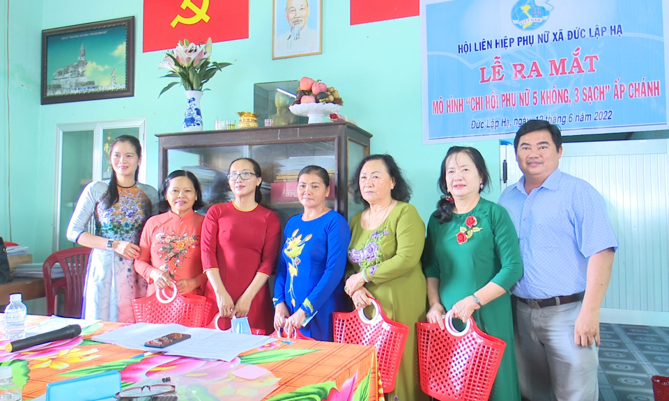 Đức Hòa ra mắt Chi hội Phụ nữ xây dựng nông thôn mới