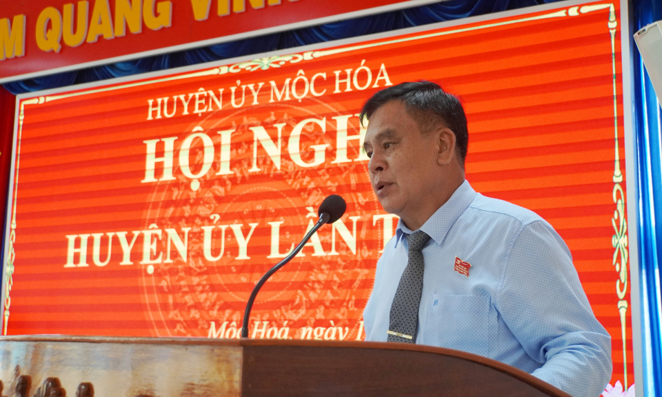 Hội nghị Huyện ủy Mộc Hóa lần thứ 9
