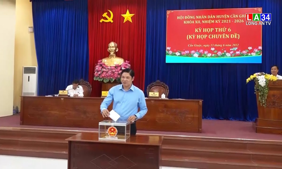 Cần Giuộc: Bầu Chủ tịch HĐND huyện nhiệm kỳ 2021 – 2026