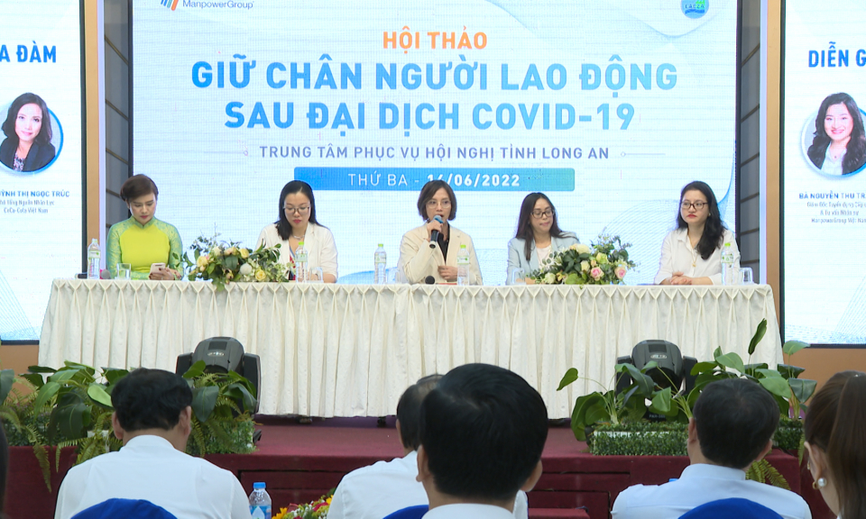 Hội thảo “Giữ chân người lao động sau đại dịch COVID-19”