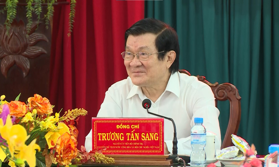 Nguyên Chủ tịch nước Trương Tấn Sang vận động nguồn tài trợ cho giáo dục và xây dựng cầu giao thông nông thôn