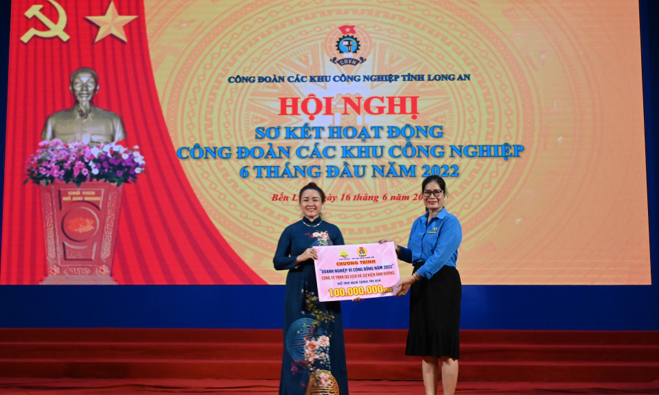 Bến Lức sơ kết hoạt động công đoàn các KCN 6 tháng đầu năm 2022